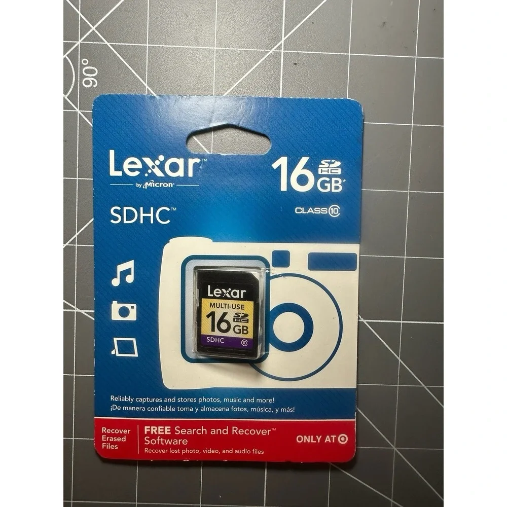 Lexar 16GB SD / SDHC Class 10 Multi Use Memory Card Never Used